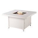 Aluminum 42-in Square Propane Fire Table with Beads, Covers and Lid