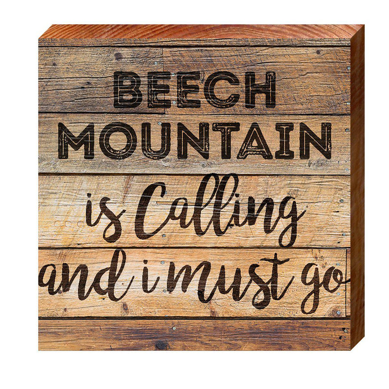 Personalized Location Town Name is Calling Wooden Sign | Customizable Wall Art Print on Real Wood | Lake Mountain Beach House Home Decor