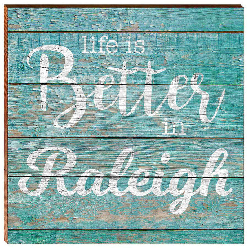 Personalized Life Is Better Sign | Wall Art Print on Real Wood