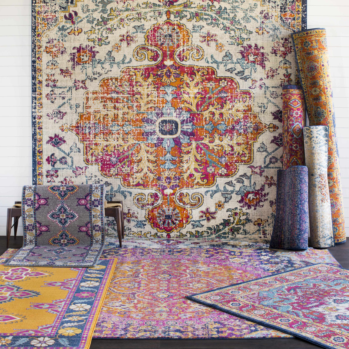 Burnt Orange Ojus Area Rug, photo 19 of 21