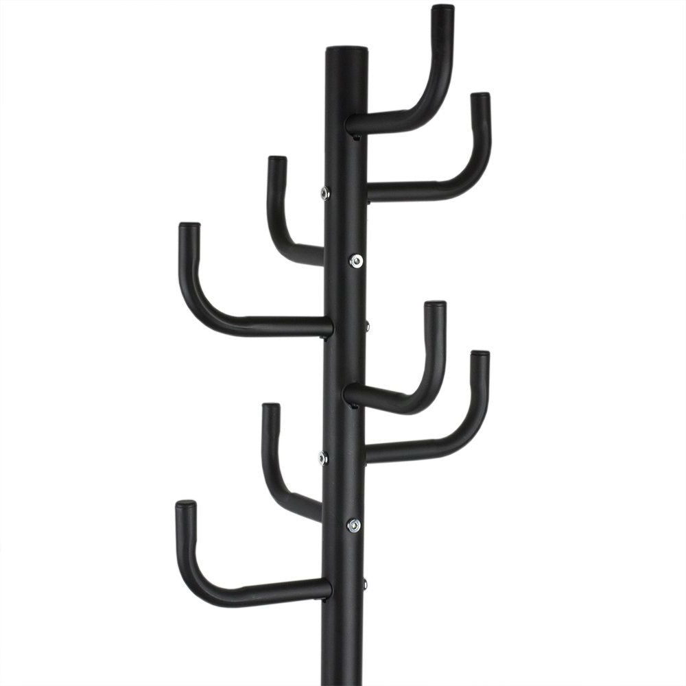 Black Metal Coat Rack Entry Hall Tree Hat Rack, photo 2 of 3