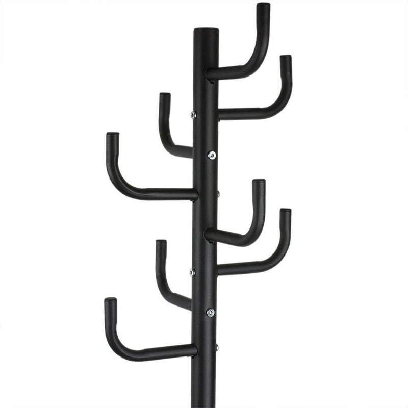 Black Metal Coat Rack Entry Hall Tree Hat Rack, photo 2 of 3