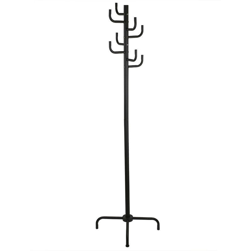 Black Metal Coat Rack Entry Hall Tree Hat Rack, photo 3 of 3