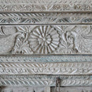 1800s Antique Ornately Carved 84 in. X 100 in. Indian Haveli Doors
