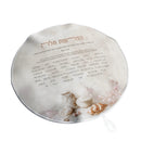Yiddish Hafrashas Challah Cover - Pink Blossoms by Feldart