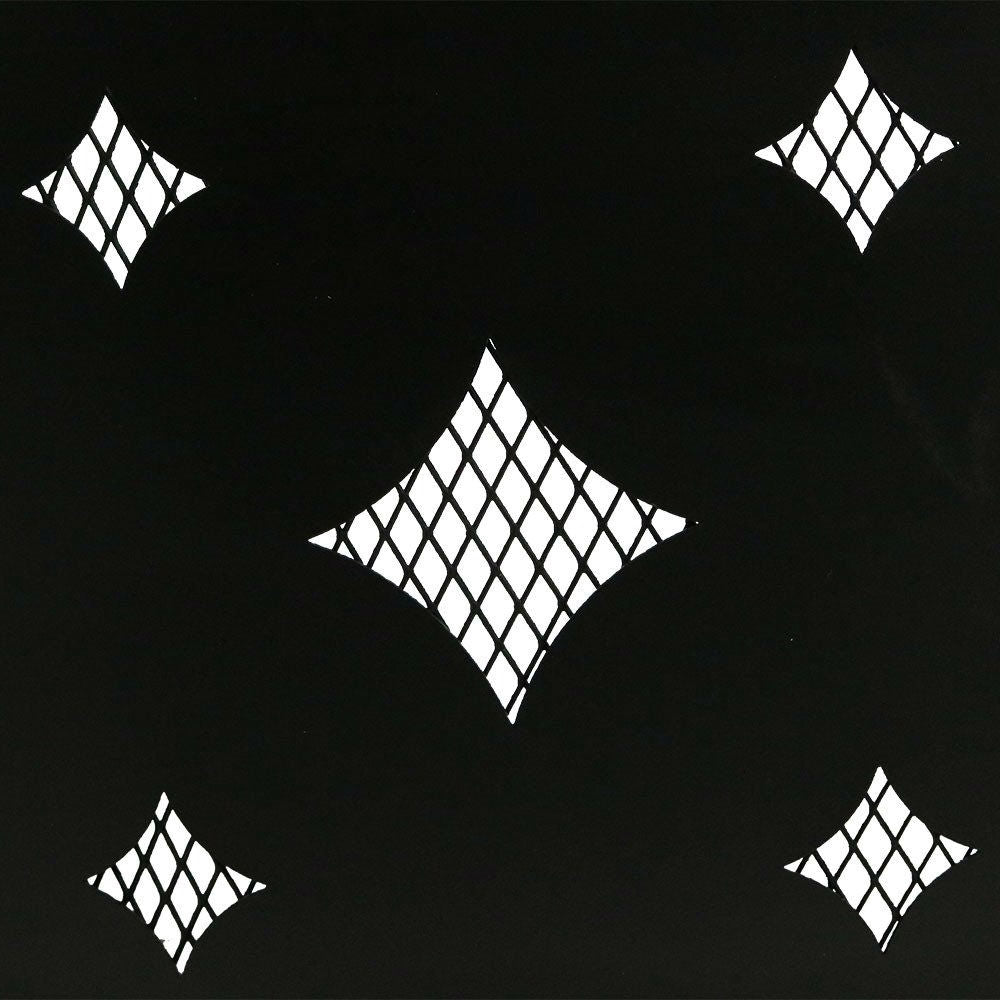 Heavy Duty 36-inch Black Steel Fire Pit Ring with Diamond Pattern, photo 4 of 5