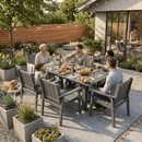 Corex HDPE Outdoor Dining Set, 6-Piece