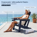 HDPE Adirondack Chair with Realistic Wood Grain by LJGDeals