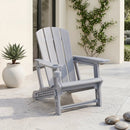 HDPE Adirondack Chair with Realistic Wood Grain by LJGDeals