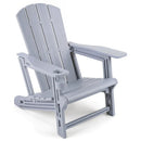 HDPE Adirondack Chair with Realistic Wood Grain by DirectDeals