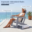 HDPE Adirondack Chair with Realistic Wood Grain by LJGDeals