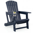 Adirondack Chair with Cup Holder - Weather-Resistant HDPE by LJGDeals