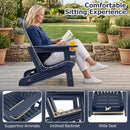 Adirondack Chair with Cup Holder - Weather-Resistant HDPE by LJGDeals