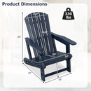 Adirondack Chair with Cup Holder - Weather-Resistant HDPE by LJGDeals