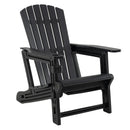 Adirondack Chair with Cup Holder - Weather-Resistant HDPE by LJGDeals