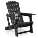 Adirondack Chair with Cup Holder - Weather-Resistant HDPE by LJGDeals