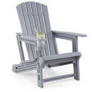 Adirondack Chair with Cup Holder - Weather-Resistant HDPE by LJGDeals