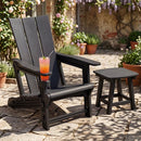 Adirondack Chair with Cup Holder - HDPE Outdoor Seating by LJGDeals