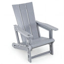 Adirondack Chair with Cup Holder - HDPE Outdoor Seating by LJGDeals