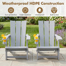 Adirondack Chair with Cup Holder - HDPE Outdoor Seating by LJGDeals