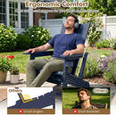 Adirondack Chair with Cup Holder - HDPE Outdoor Seating by DirectDeals