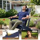 Adirondack Chair with Cup Holder - HDPE Outdoor Seating by LJGDeals