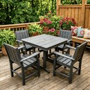 Corex HDPE Outdoor Dining Set, 6-Piece