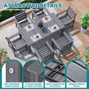 Corex HDPE Classic Dining Set,7-Piece
