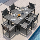 Corex HDPE Outdoor Dining Set, 6-Piece
