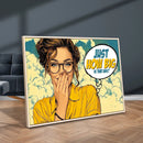 Pop Art Print Bathroom Sign Wall Art Canvas Print — Funny by MyGreatCanvas | Canvas Wall Art Prints | Photo Prints & Wall Decor