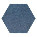Slate Blue 9x11 Matte Hexagon Porcelain Tile (16 pack, 8.07 sq ft/case)