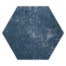 Indigo Blue 9x11 Textured Hexagon Porcelain Tile (16 pack, 8.07 sq ft/case)