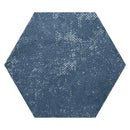 Indigo Blue 9x11 Textured Hexagon Porcelain Tile (16 pack, 8.07 sq ft/case)