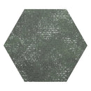 Olive Green 9x11 Textured Hexagon Porcelain Tile (16 pack, 8.07 sq ft/case) - Sample