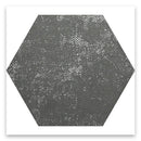 Graphite Gray 9x11 Textured Hexagon Porcelain Tile (16 pack, 8.07 sq ft/case)