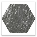 Graphite Gray 9x11 Textured Hexagon Porcelain Tile (16 pack, 8.07 sq ft/case)
