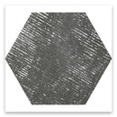 Graphite Gray 9x11 Textured Hexagon Porcelain Tile (16 pack, 8.07 sq ft/case) - Sample