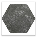 Graphite Gray 9x11 Textured Hexagon Porcelain Tile (16 pack, 8.07 sq ft/case) - Sample