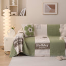 Luxury Cozy Cotton Sofa Blanket Cover Furniture Slipcovers for Most Shape Sofas
