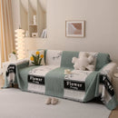 Luxury Cozy Cotton Sofa Blanket Cover Furniture Slipcovers for Most Shape Sofas by Slipcover KAS™