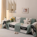 Luxury Cozy Cotton Sofa Blanket Cover Furniture Slipcovers for Most Shape Sofas by Slipcover KAS™