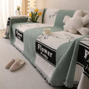 Luxury Cozy Cotton Sofa Blanket Cover Furniture Slipcovers for Most Shape Sofas by Slipcover KAS™