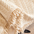 Herringbone Chenille Couch Cover Blanket Soft Durable Throw Sofa Protector with Tassel