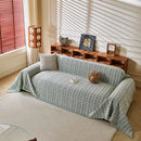 Textured Plaid Couch Throw Cover, Modern Decorative Sectional Furniture Covers by Slipcover KAS™