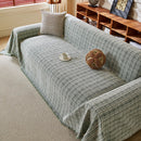 Textured Plaid Couch Throw Cover, Modern Decorative Sectional Furniture Covers by Slipcover KAS™