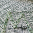 Textured Plaid Couch Throw Cover, Modern Decorative Sectional Furniture Covers by Slipcover KAS™