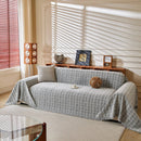 Textured Plaid Couch Throw Cover, Modern Decorative Sectional Furniture Covers by Slipcover KAS™