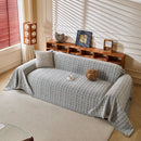 Textured Plaid Couch Throw Cover, Modern Decorative Sectional Furniture Covers by Slipcover KAS™