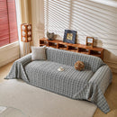 Textured Plaid Couch Throw Cover, Modern Decorative Sectional Furniture Covers by Slipcover KAS™