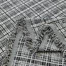 Textured Plaid Couch Throw Cover, Modern Decorative Sectional Furniture Covers by Slipcover KAS™